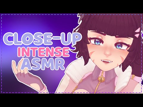 [ASMR] Close up Catgirl Smooches & Intense Tingles