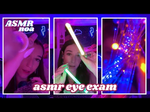 asmr eye exam with dr. noa 😌 | relaxing visuals & sounds