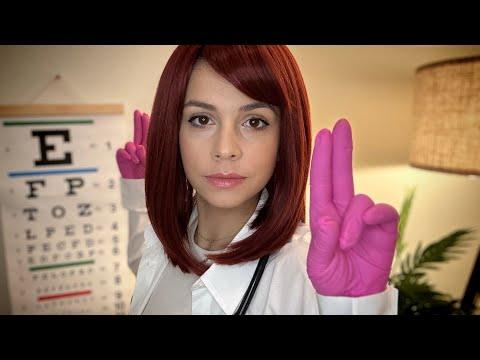 ASMR REALISTIC Cranial Nerve Exam (Trigeminal Neuralgia, Eye, Ear Exam) Soft Spoken Role-play