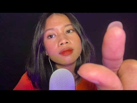 ASMR plucking away your negative energy - snipping, pulling, tongue clicking | Tagalog