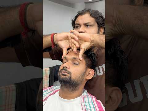 Samboo Barber Unique Head Massage #asmr #barbermassage #barbershop #relaxing #satisfying