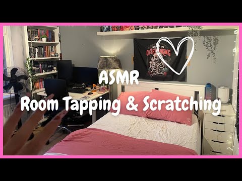 ASMR Tapping & Scratching around my Room | no talking | lofi