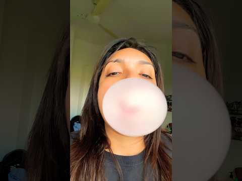 BUBBLE GUM ASMR | blowing loud bubble sounds #bubblegum #bubblesounds