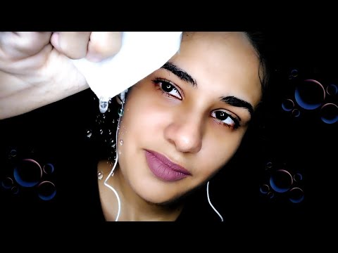 ASMR: LAVANDO O SEU ROSTO!(Vídeo Pra Da Soninho e Relaxa)