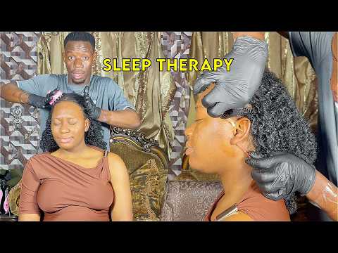 ASMR Aggressive & Chaotic Head , Neck ,Back , shoulder & Ear Massage for Deep Sleep 1hr compilation