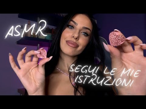 ASMR RIESCI A FOCALIZZARTI VELOCEMENTE ? - SEGUI LE MIE ISTRUZIONI PER DORMIRE