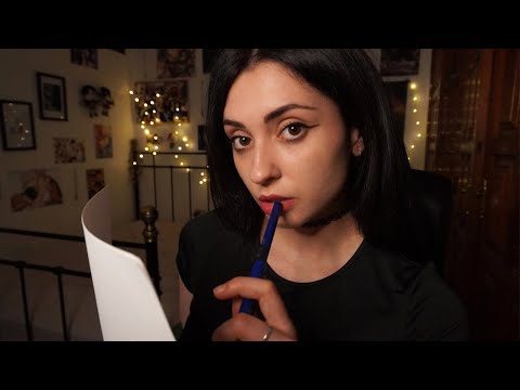 ASMR compañera de clase estudia CONTIGO 👩‍🎓 ASMR Roleplay