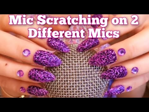 ASMR BRAIN Massage 🌟 Mic Scratching with/without Cover on 2 Different Mics 🌟 Blue Yeti & Rode NT5