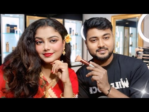 ASMR | My Husband Doing My Indian Party Makeup |💄