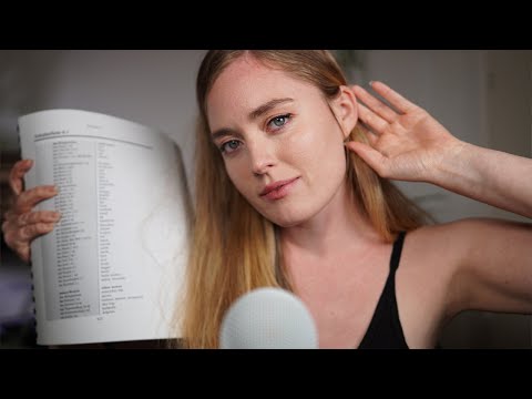 ASMR Trying to Speak German ✨Body Parts✨