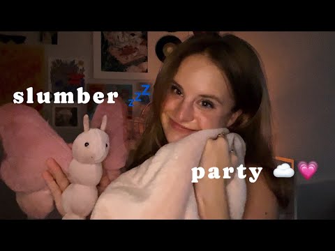 Sweet Ditsy Friend SLUMBER PARTY 💗☁️💤 (WLW) [skincare, flirty, personal attention]