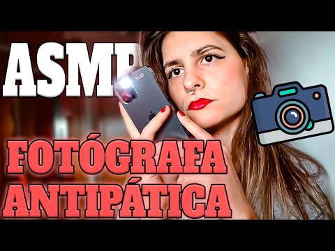 ASMR Fotógrafa Antipática 😠 te hace SESIÓN DE FOTOS 📷 | ASMR ROLEPLAY ESPAÑOL