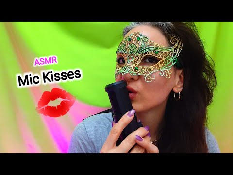 ASMR Mic Kisses & Squeaky Kisses for Deep Relaxation | Finger Painting & Mouth Sounds | Mic Kisses