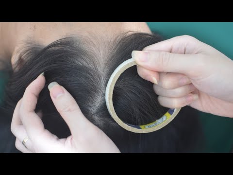 ASMR Sounds Of Head Scratching And Hair Parting Real Person, Relaxing For Anxiety Relief