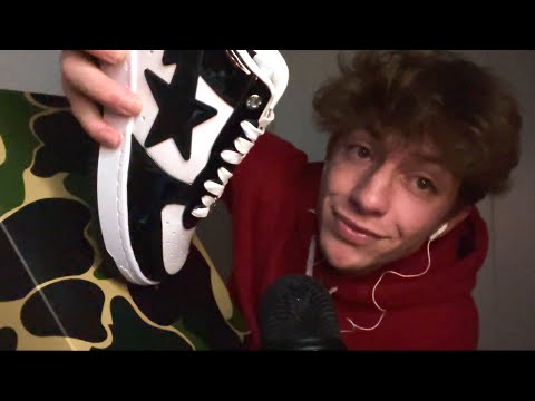 ASMR | SHOE UNBOXING AND COLLECTION 👟 PT.2 (Scratching, Tapping, Tracing) #timostore