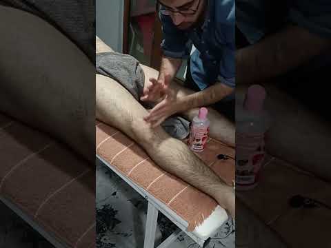 TURKISH MASSAGE THERAPY THAT REDUCES PAIN IN QUADRICEPS #satisfying #relaxing #asmr #shorts #massage
