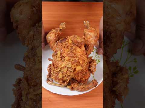 🍗 ASMR Lays Fried Chicken 🤤 | Crispy Chips Coated Chicken 🔥#shorts #short