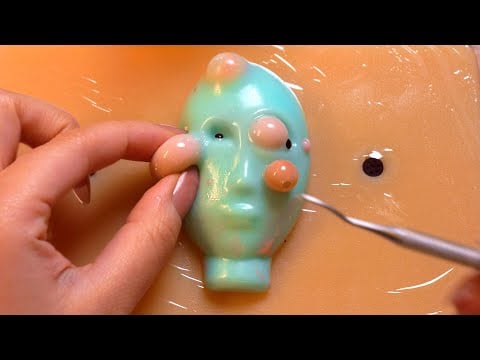 [ASMR] ニキビ圧出専用マネキンの治療をします👩‍⚕️