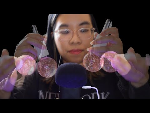 ASMR TRIPPY LAYERED ECHO WATER GLOBES SOUNDS FOR TINGLES (No Talking) 💦💤 [Looped]