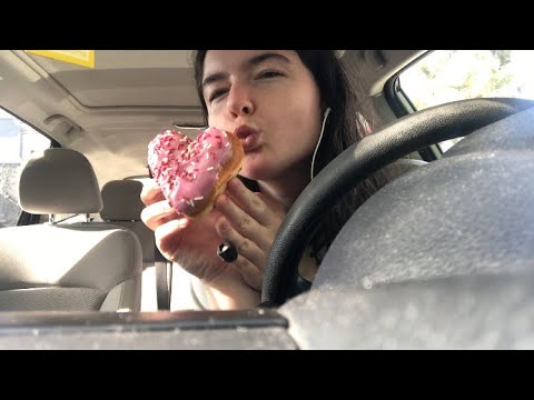Asmr (belated) Valentine’s Day dunkin mukbang