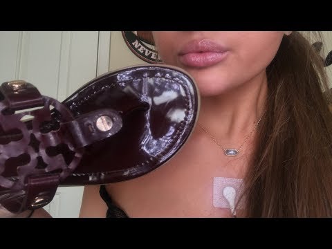 ASMR- ASSORTED SHOE SOUNDS WHILE WHISPERING