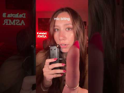 ASMR | Mic Biting #asmr #asmrsounds #asmrtingles #mouthsounds #relaxing