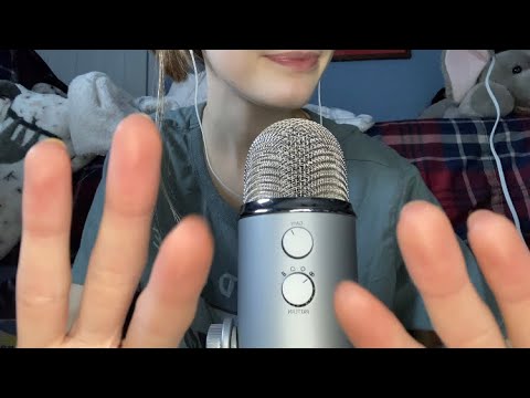 ASMR Rambling With Upclose & Gentle Hand Movements 💫