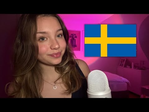 ASMR Teaching you Swedish! 🇸🇪✨ (funny sayings and close whispers) 💖