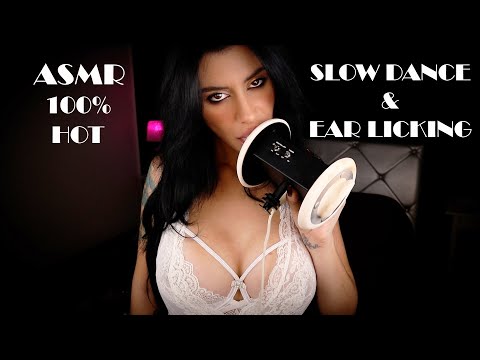 100% HOT 🔥 ASMR SLOW DANCE + EAR LICKING