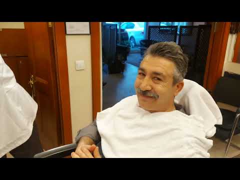 ASMR TURKISH  BARBER SLEEP HYPNOSIS, VISIT /FACIAL PEELING /HAIR BEARD CUT