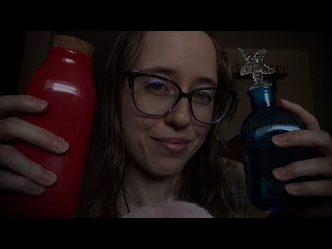 ASMR | Vials of Sounds | Nail Tapping on Glass and Whatnot