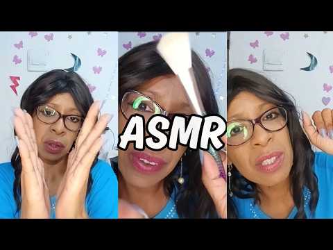 ASMR HIPNOTIZANDO VOCÊ - MOVIMENTO DE MÃOS, LANTERNA E PINCEL NA TELA #asmr #durmarápido