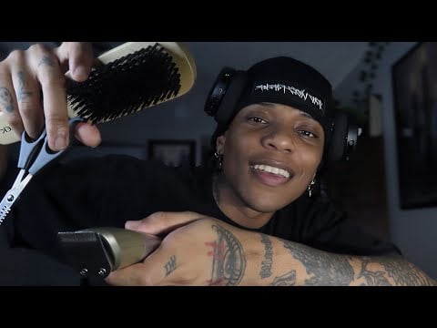 ASMR | At-Home Barber Gives You a NEW Hairstyle ✂️ (4kHD)