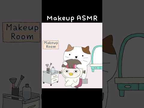 Cat’s makeup ASMR #asmr #cute #beauty #cosmatics #cat