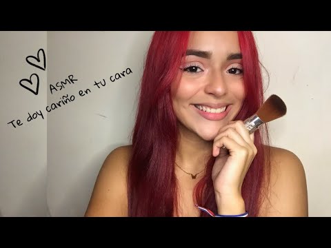 ASMR | Te toco tu cara dándote cariño ✨💖