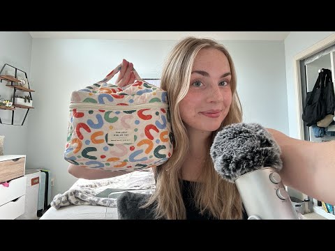 asmr what’s in my makeup bag 💗💓