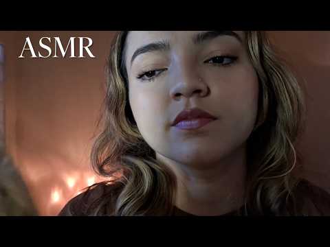 ASMR tampinhas na tela e voz suave