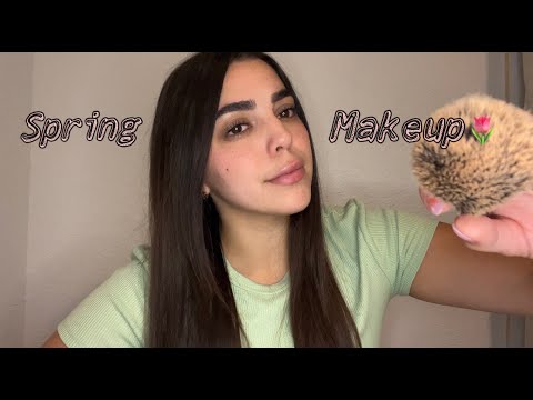 ASMR BFF does your spring makeup for a picnic date 💐🧺