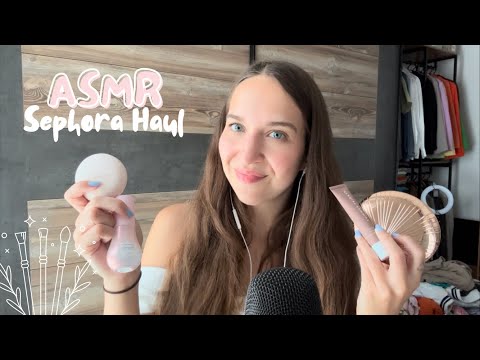 ASMR Sephora Haul 🌸 (Makeup Triggers, Tapping, Scratching, Whisper Ramble)