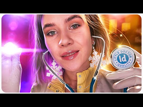 💊ОБСЛЕДОВАНИЕ У ВРАЧА👩‍⚕️Ролевая Игра + Осмотр Глаз, Кожи АСМР ASMR Doctor