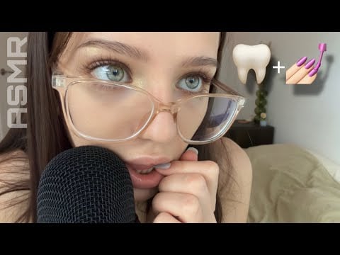 ASMR ☆ Teeth Tapping, Scratching & Nail Clicking