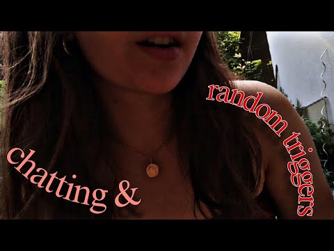 ASMR OUTSIDE 🌸🤍 Random Trigger Assortment