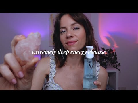 extremely deep energy cleanse w/ layered sounds 🫧😴  asmr reiki