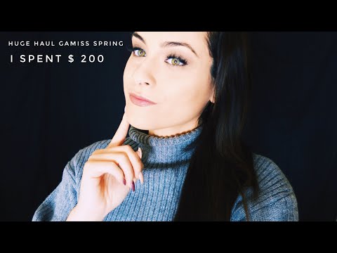 ASMR Try on Haul Gamiss Spring 2018 Special Promotion -