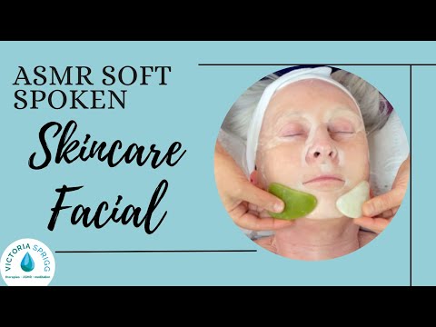 ASMR SUBLIME💞 Gua Sha, Rollers, Sheet Mask Tropic Skincare Facial with Victoria and Jan Soft Spoken