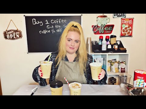 ASMR-Coffee Barista Role Play ☕️