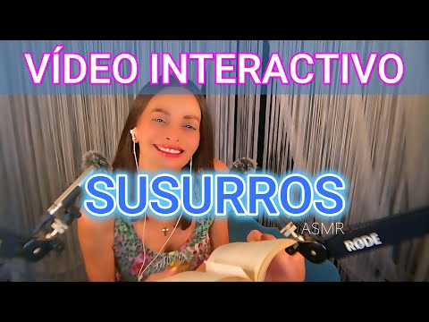 🌙 ASMR Susurros + Lectura 📖 Hablo de cosas para ayudarte a dormir 😴  | ASMR en ESPAÑOL