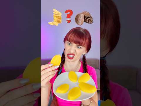 Jelly Chips VS Chocolate Chips Mukbang Challenge #asmr