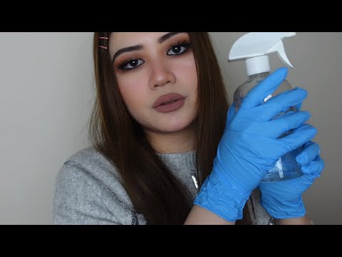 ASMR cutting your hair | hair salon role play *gum in your hair  (whispered)