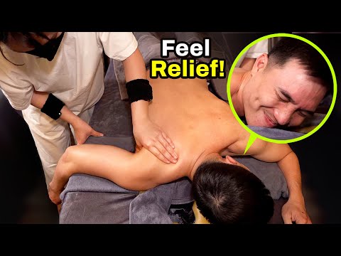 ASMR 🔥 Stress Gone! INTENSE Deep Tissue Back, Neck & Shoulder Massage for Sleep!